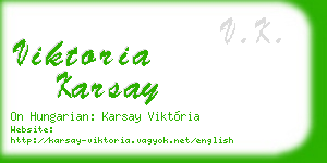 viktoria karsay business card