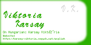 viktoria karsay business card